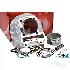 Kompletter Zylinder 57,40mm 150cc mit 15mm Bolzen Airsal Sport 152QMI/157QMJ (GY6 125-150) 4T
