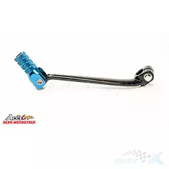 Schalthebel, Aluminium, schwarz, blaue Spitze, Accel SCL721253BL YAMAHA WR 250R '08-'18, WR 250X '08-'11 