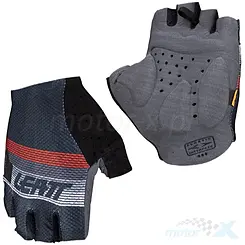 Fahrradhandschuhe, schwarz-grau-rot, Leatt 5.0 Endurance