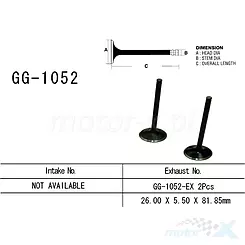 Auslassventil Vesrah GG-1052-EX