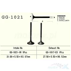 Einlassventil Vesrah GG-1021-IN