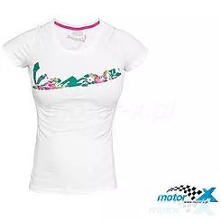 Vespa Flowers T-Shirt, Damen, Weiß