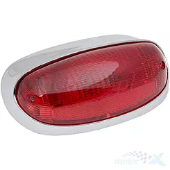 Lampe, rotes Glas, Vespa ET2 / ET4 50-150 (E)