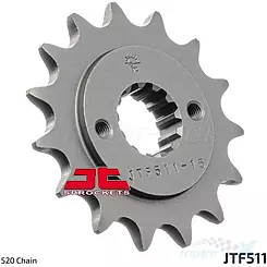 Vorderes Kettenrad 520 16 Zähne JT Sprockets JTF511