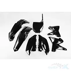 Body Guard Set, Restyling, schwarz UFO Plast Yamaha YZ 125 / YZ 250 02-14