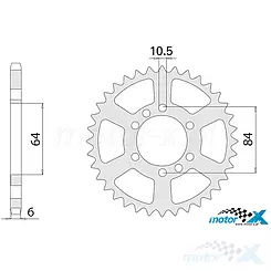 Hinteres Kettenrad Supersprox Stealth 520, gold, 40z, Kawasaki KFX, KSF 400 / Suzuki LT 160-250, LTZ 400