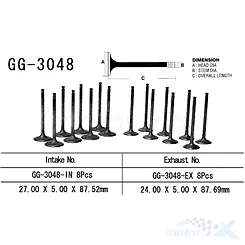 Einlassventil Vesrah GG-3048-IN