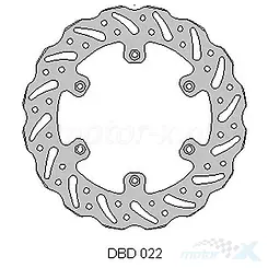 Bremsscheibe, hinten, wave, Delta Braking DBD022 (NG329)