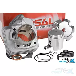 Cylinder komplett 46.00mm 70cc Aluminium Kolbenbolzen 10mm Airsal Sport Honda Vision / Peugeot ST Rapido