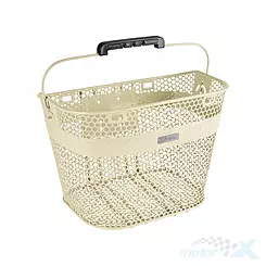 Fahrradkorb Electra linear feines Netzgewebe creme 542749
