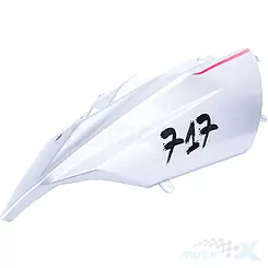 Rechte obere hintere Abdeckung Silber Romet 717 altes Modell / Azel Samar