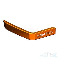 Reflektor-Emblem "ZONTES", orange, Zontes GK 125 / GK 350