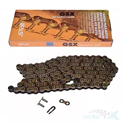 Kette 428GSX 130 Glieder gold IRIS