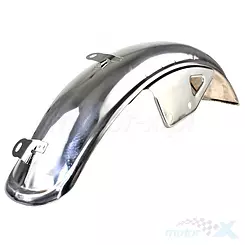 Vorderradkotflügel mit Kennzeichenhalter, Chrom, Power Force, Suzuki GN 125