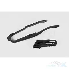 Kettenführung und Gleitschiene Set Schwarz UFO Plast Honda CR / CRF 07-17