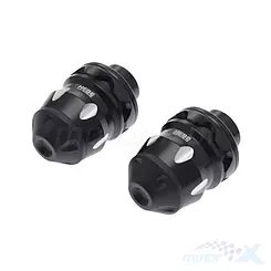 CNC Sturzpad-Enden Schwarz HEBE
