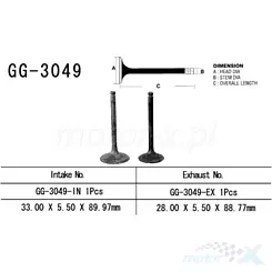 Auslassventil Vesrah GG-3049-EX