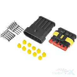 Stecker, elektrisch, hermetisch / Superseal, 5 Pin