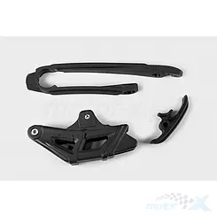 Kettenführung und Gleitschiene Set Schwarz UFO Plast KTM EXC / EXC-F 12-