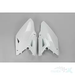 Schutzblech hinten oben Komplettset Weiß UFO Plast Suzuki RMZ 450 08-17