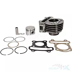 Komplettzylinder 47.00mm 80cc, Gusseisen, 13mm Kolbenbolzen, 139QMB/QMA (GY6 50) 4T