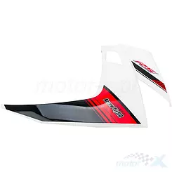 Vordere Seitenabdeckung links weiß-rot Romet Arrow Fly RS 50