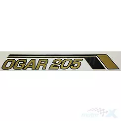 Tankaufkleber ogar 205 gold