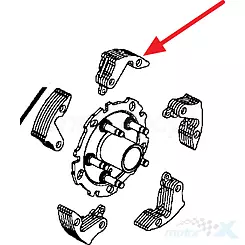 Kymco MXU Fliehkraftkupplungsschuh