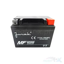 Wartungsfreie Batterie YTX4L-BS Junak 12V 4Ah