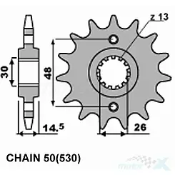 Vorderrad Zahnkranz SUNF512-17 BEFE248/K-17