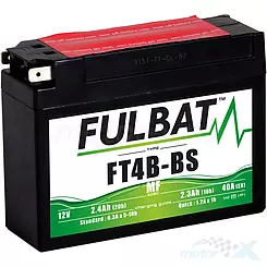 Fulbat Gel-Batterie FT4B-BS 113x38x85mm 12V 2.4Ah 40CCA