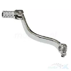 Schalthebel, silber, eloxiert, geschmiedetes Aluminium, Psychic Motorsports MX-06134-1 SUZUKI RM 80 / 85 / 85 L '89-'16