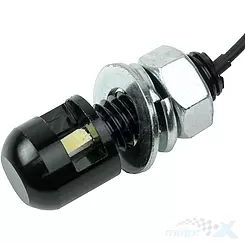 Kennzeichenbeleuchtung Revo LED X, M8, Schwarz (E)