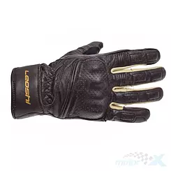 Motorradhandschuhe Leoshi Retro braun