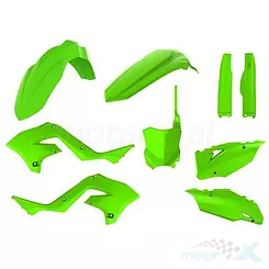 Karosserieschutz-Kit, fluoreszierend grün, 9 Elemente, Polisport 