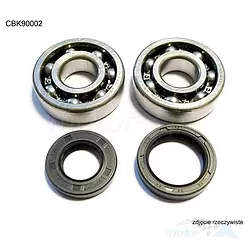 Kurbelwellenlager mit Dichtungen Bearing Worx CBK90002 (NTN) (MADE IN JAPAN) (24-1024)
