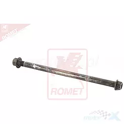 Achse M12x225mm Vorderrad Romet 717 altes Modell / Azel Samar