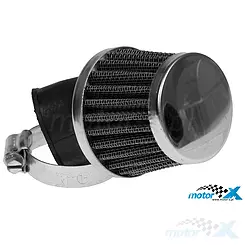 Luftfilter konisch 35mm 45° RMS Chrom Mini