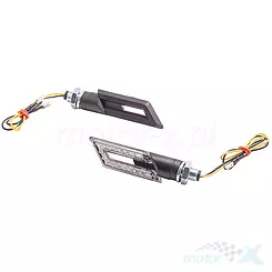 Universelle Blinker MRT-088, LED (16 Dioden)  schwarz, (homologiert)