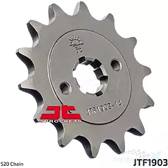 Vorderrad 520 12 Zähne 16/20mm JT Kettenblätter JTF1903.12