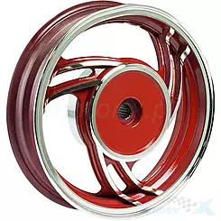 Hinterrad 2.15x10" 19 Speichen Aluminium rot 