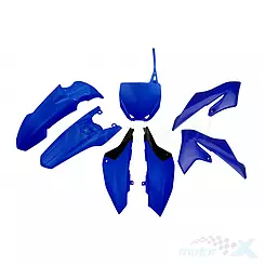 Satz von Karosserieschutz blau OEM UFO Plast Yamaha YZ 65