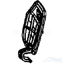 Abdeckung Handschuhfach Innenliegende Getriebeabdeckung Perlweiß NVP Kymco People GTi