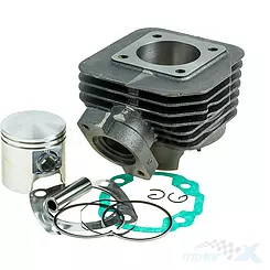 Kompletter Zylinder 40.00mm 50cc Gusseisen 12mm Kolbenbolzen Peugeot vertical AC