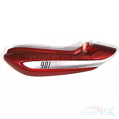 Obere linke hintere Abdeckung Hell Bordeaux-Silber Junak 901 / Junak 122 / Barton Sprint 1