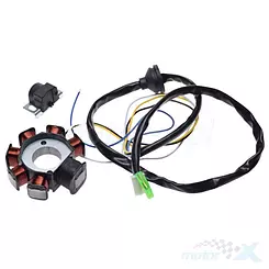 Stator Zündspule, Lichtmaschinenstator, 7 Spulen, Yamaha Booster / Nitro Stunt 2002