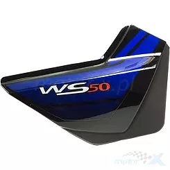 Rechte Seitenverkleidung Schwarz Blau Router WS50