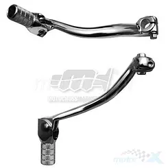 Schalthebel, Silber, Aluminium, Geschmiedet, Stahlspitze, M.C. LCA4309 YAMAHA YZF450 '06-'13