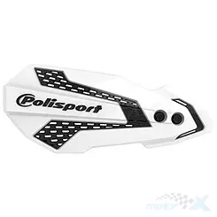 Universelle Handschützer, Blätter, weiß schwarz, Polisport MX FLOW 8308200002