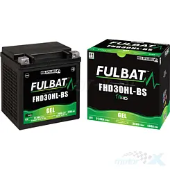 Gel-Batterie FHD30HL-BS (YIX30HL), Fulbat 550882, 12V 30Ah 430CCA